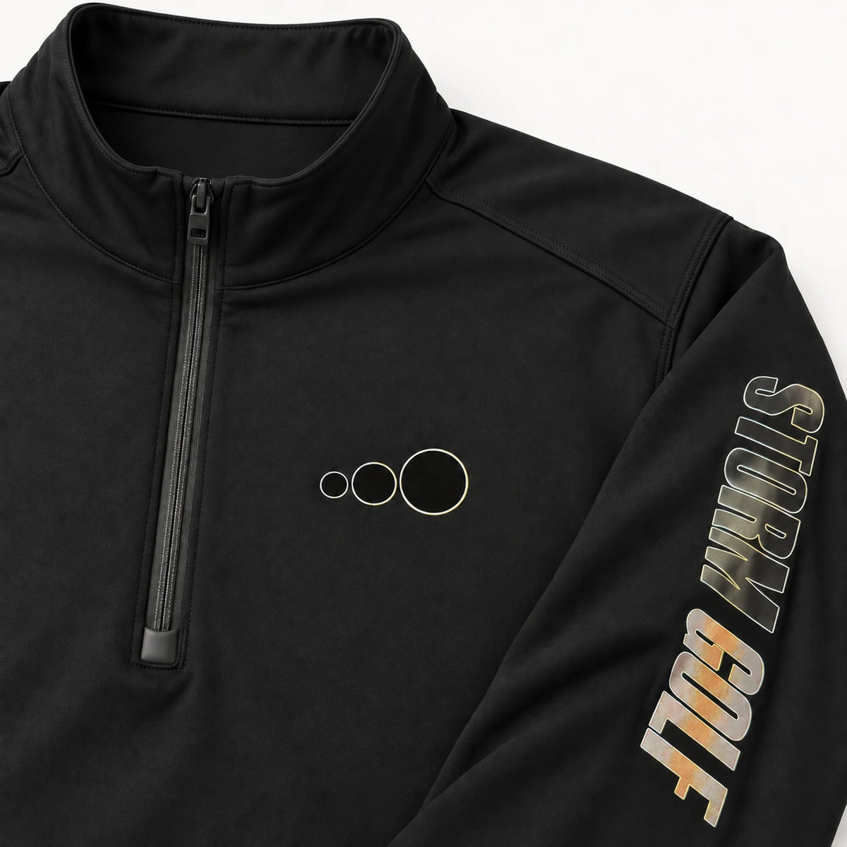 1/4 Zip Pullover (Black)