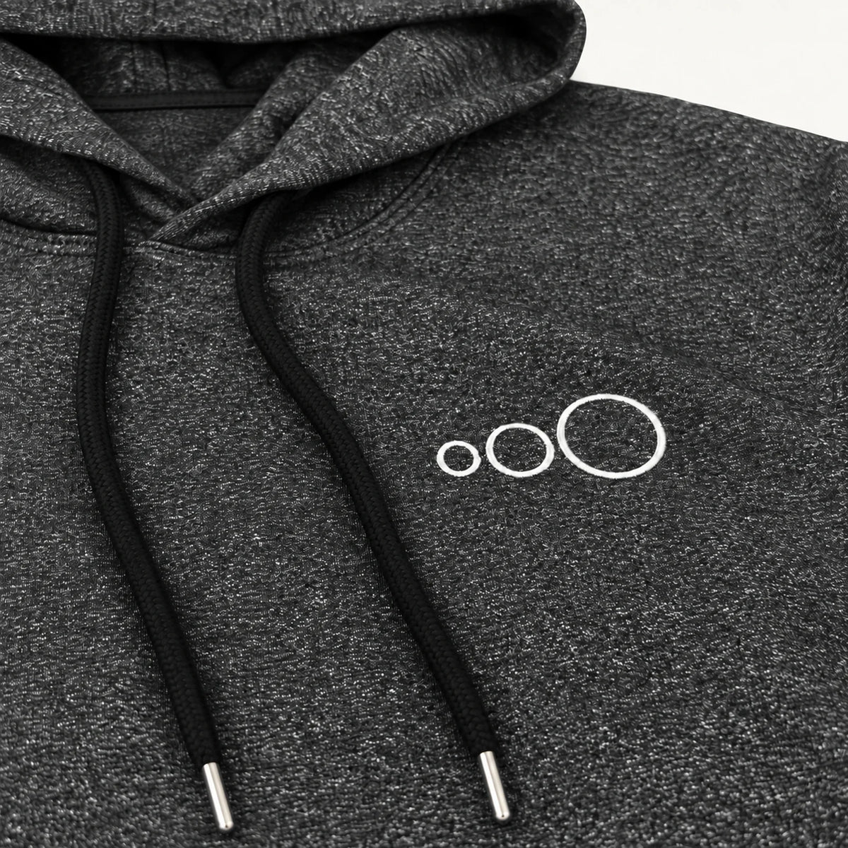 Knitted Jersey Pullover Hoodie (Charcoal)