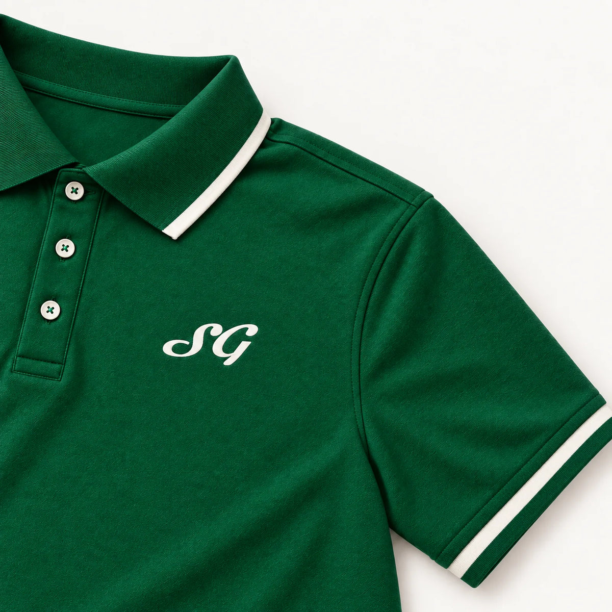 Vintage Cotton Polo (Green)