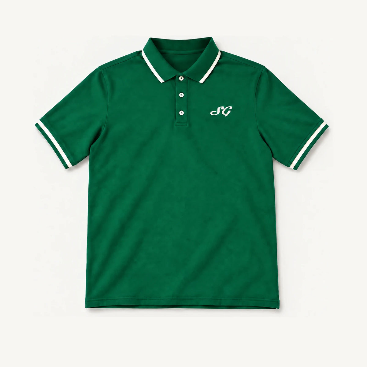 Vintage Cotton Polo (Green)