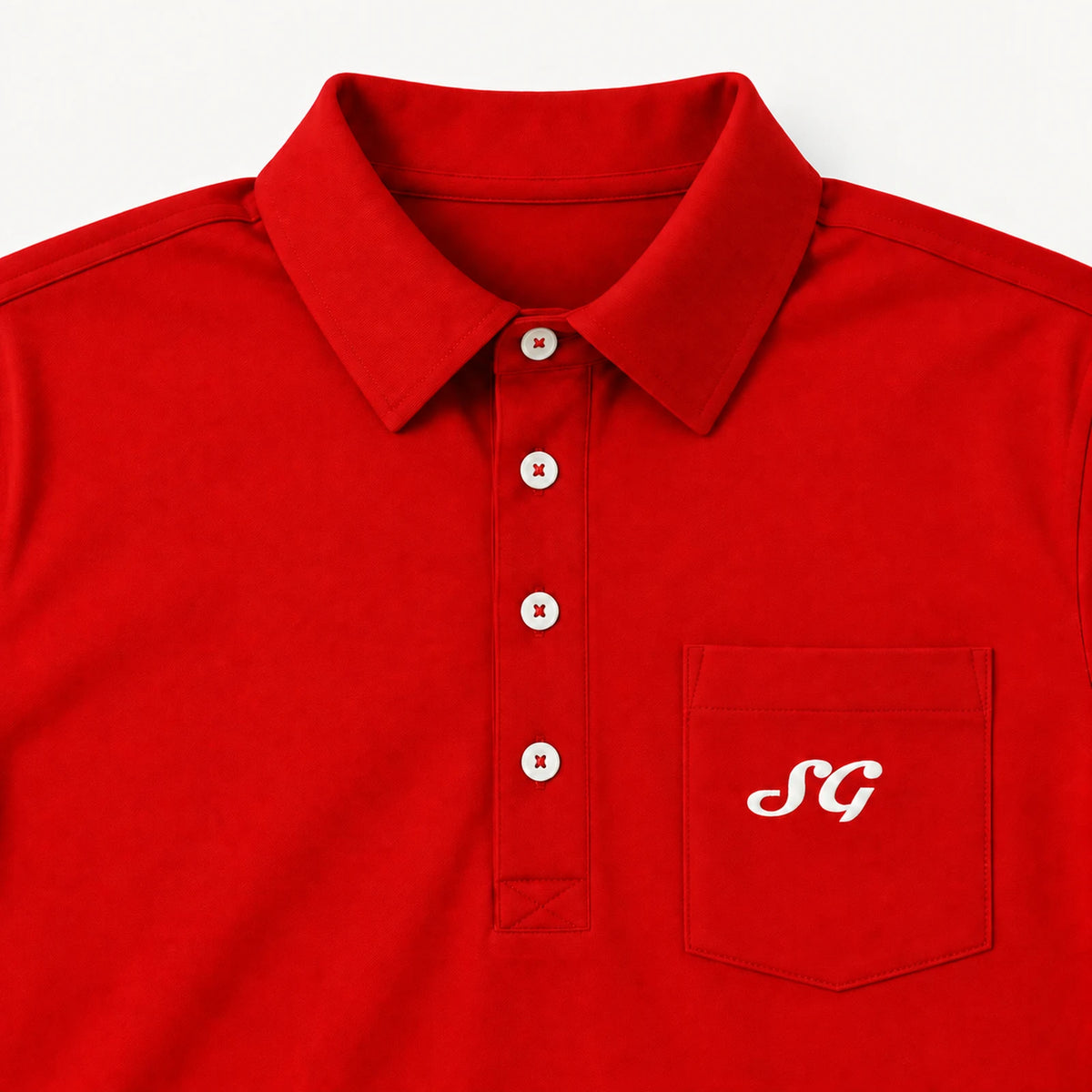 Vintage Cotton Polo (Red)
