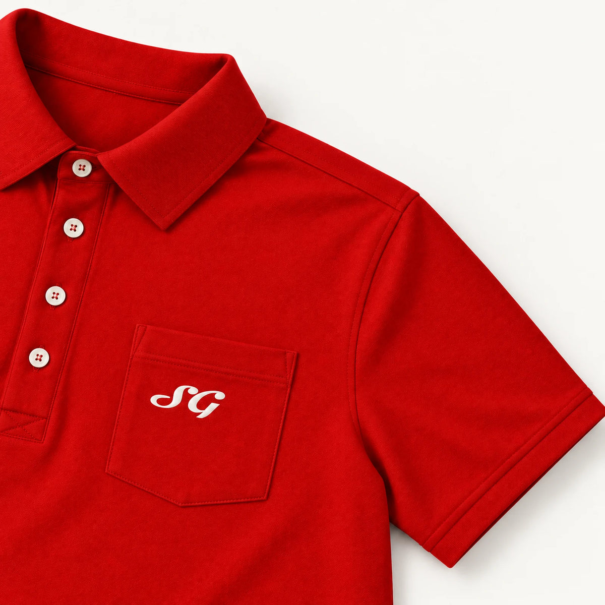 Vintage Cotton Polo (Red)