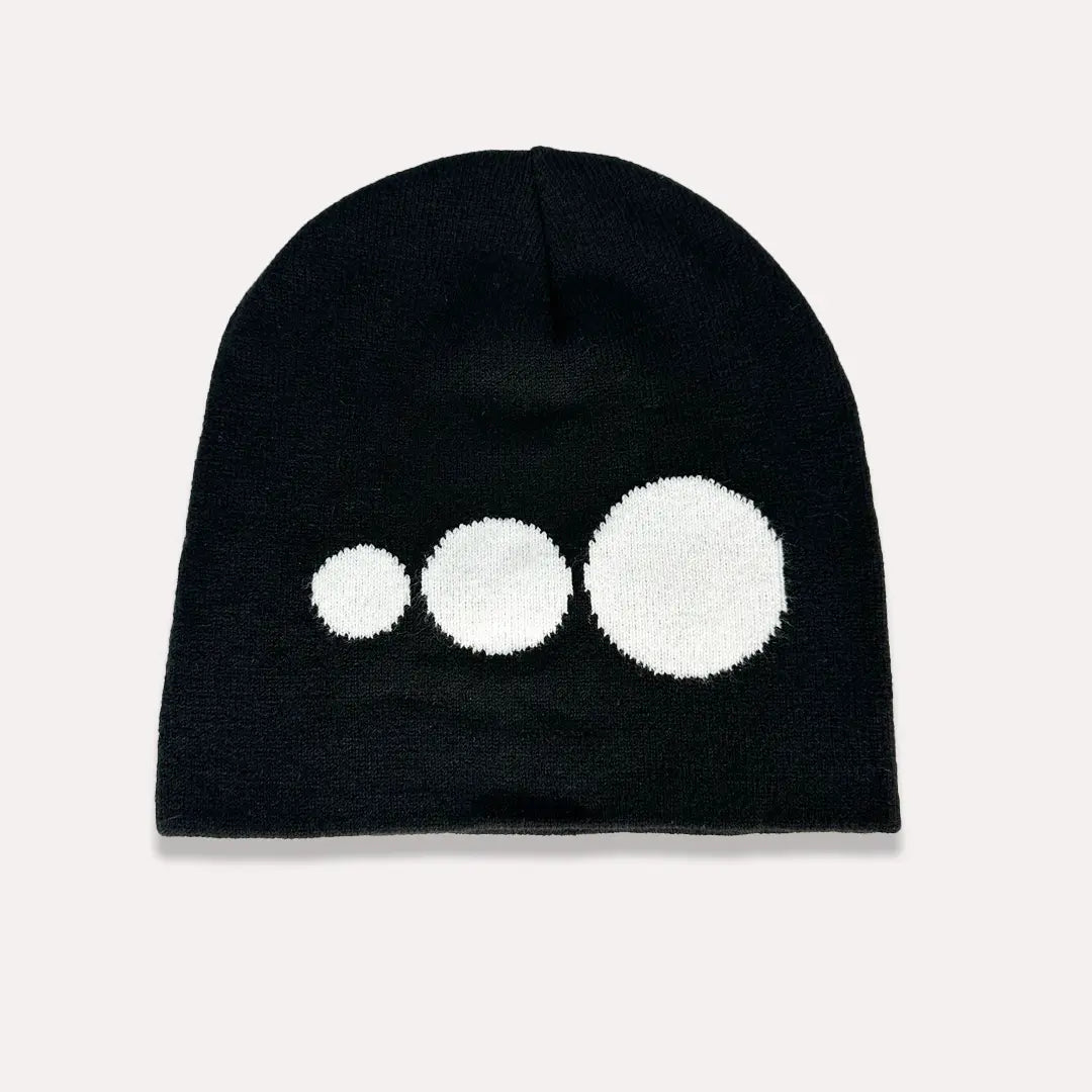 Lifestyle Beanie Typeface Hat (Black)