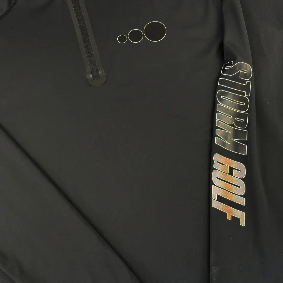 1/4 Zip Pullover (Black)