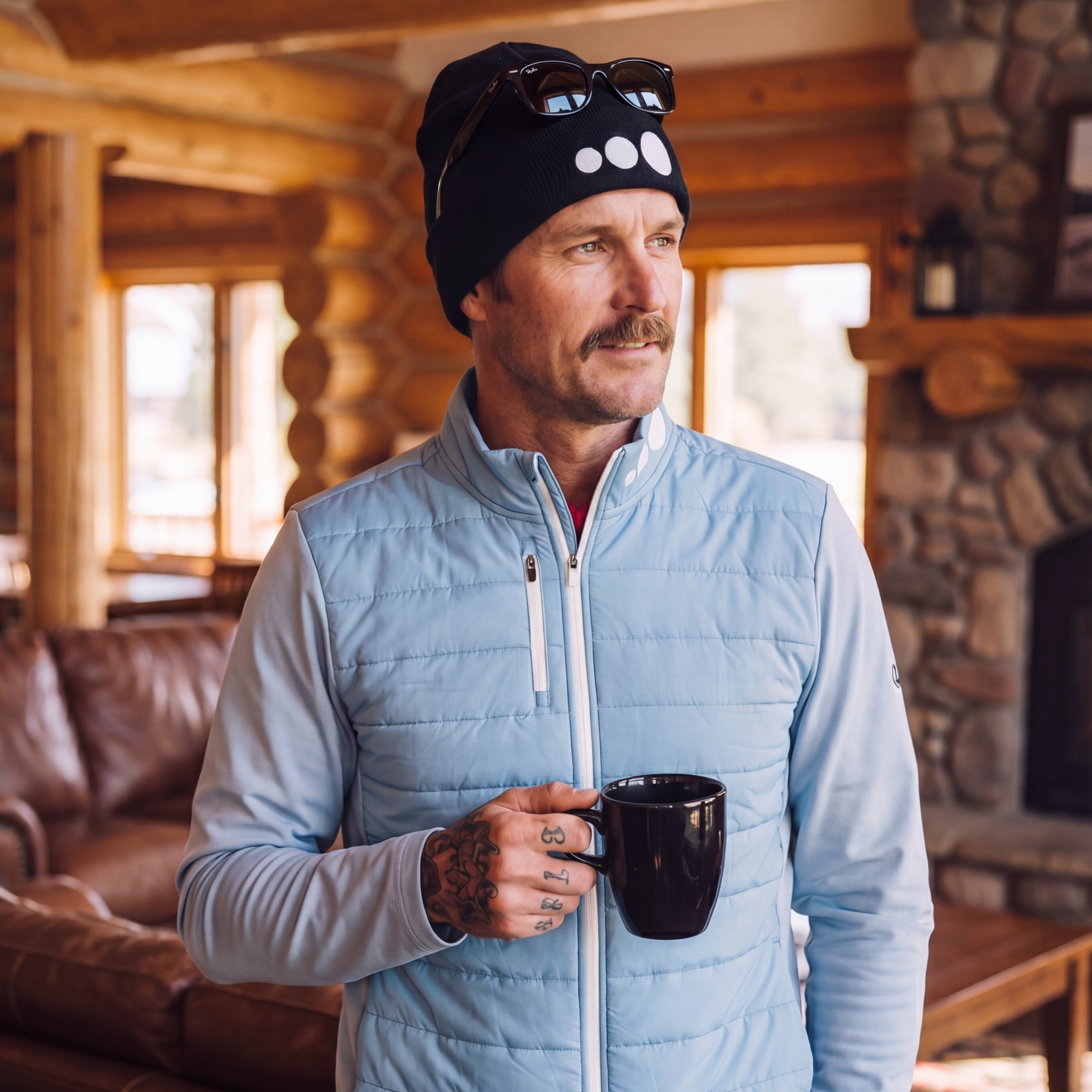 Hybrid Golf Jacket (Light Blue)