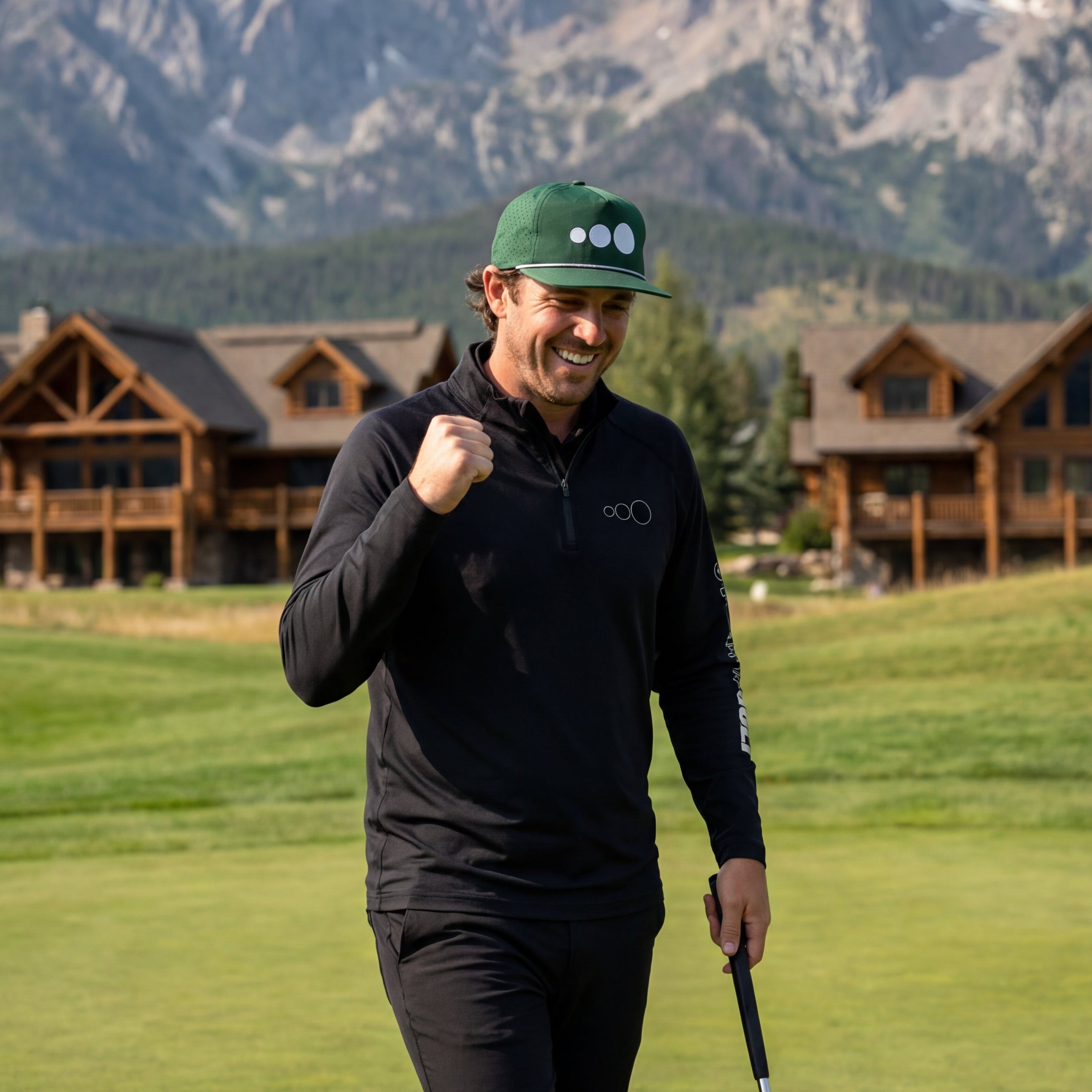 1/4 Zip Pullover (Black)