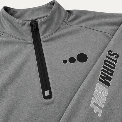 1/4 Zip Pullover (Grey)