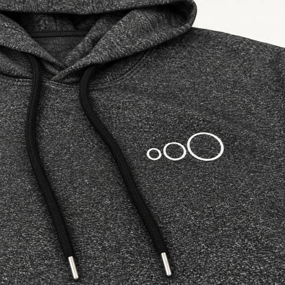 Knitted Jersey Pullover Hoodie (Charcoal)