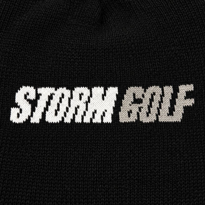 Lifestyle Beanie Typeface Hat (Black)