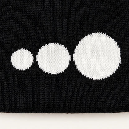 Lifestyle Beanie Typeface Hat (Black)