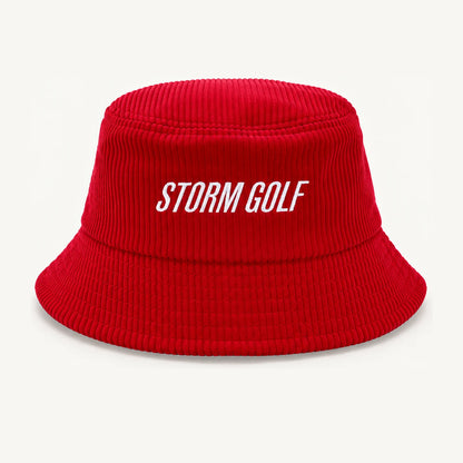 Old-School Bucket Hat (Red)