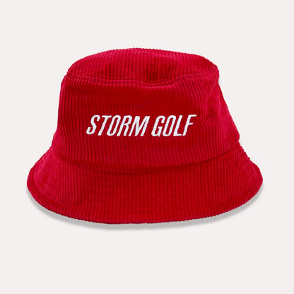 Old-School Bucket Hat (Red)