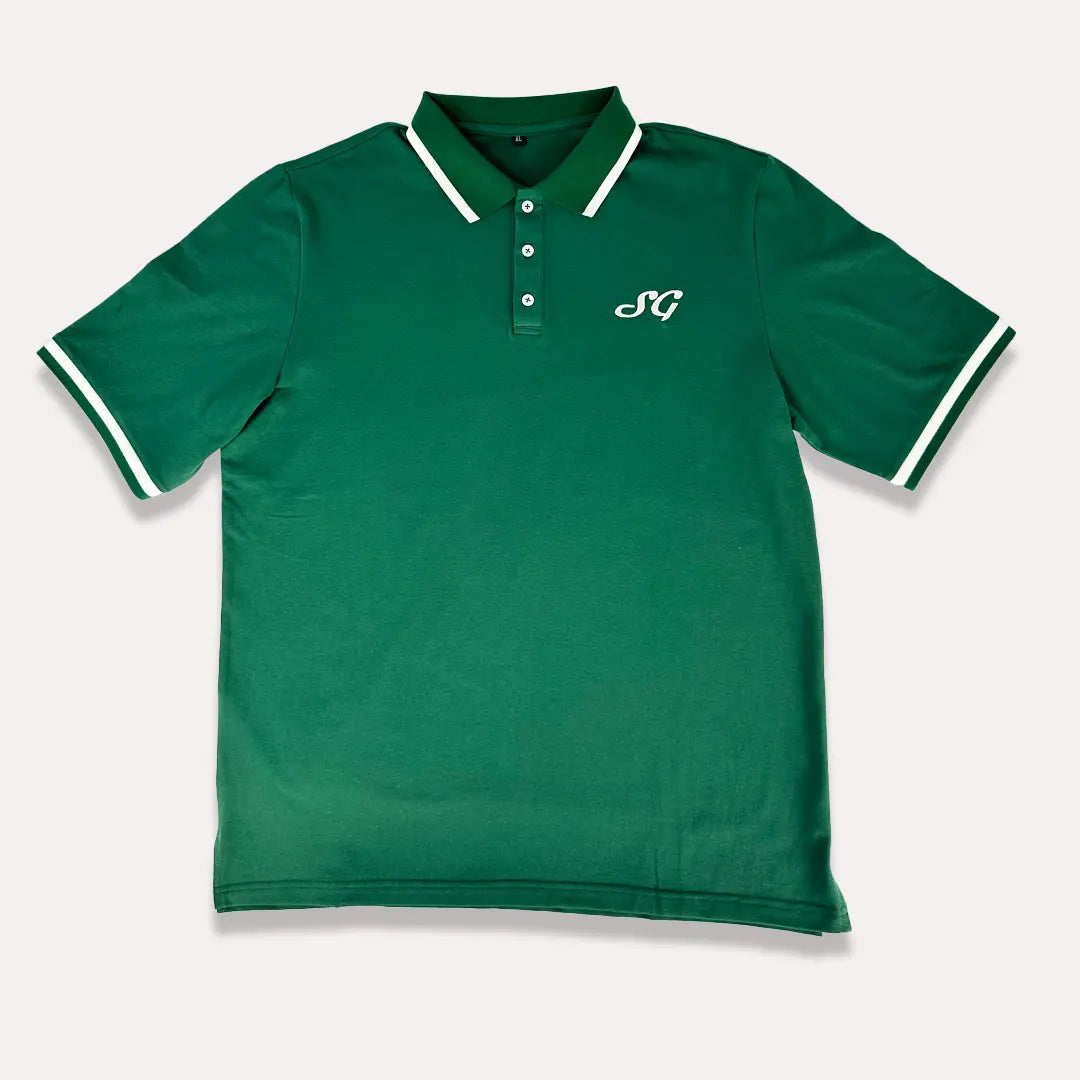 Vintage Cotton Polo (Green)